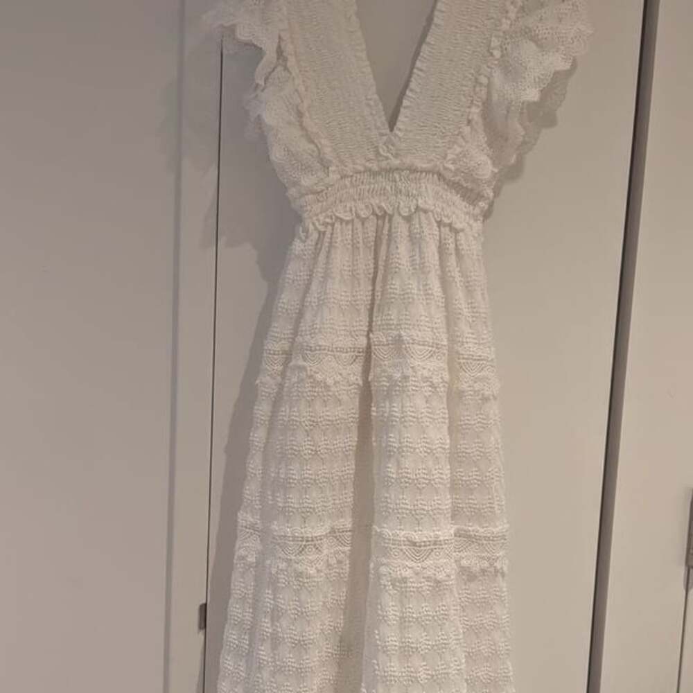 Waimari Florence Dress in White